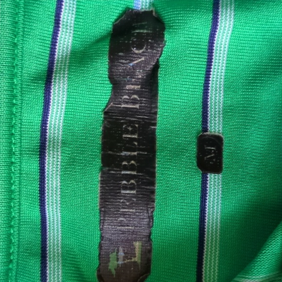 Men's Striped Polo Medium - Picture 5 of 7